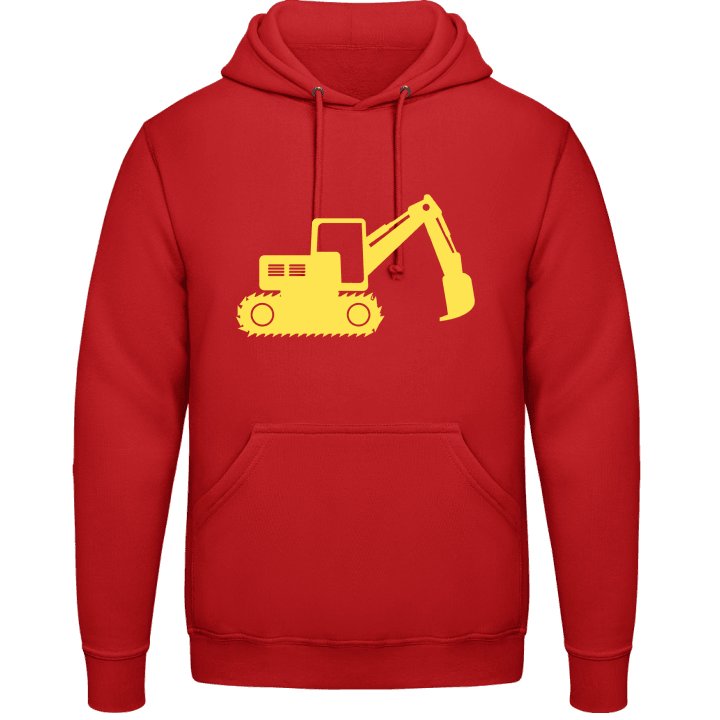 Excavator silhouette Hoodie contain pic