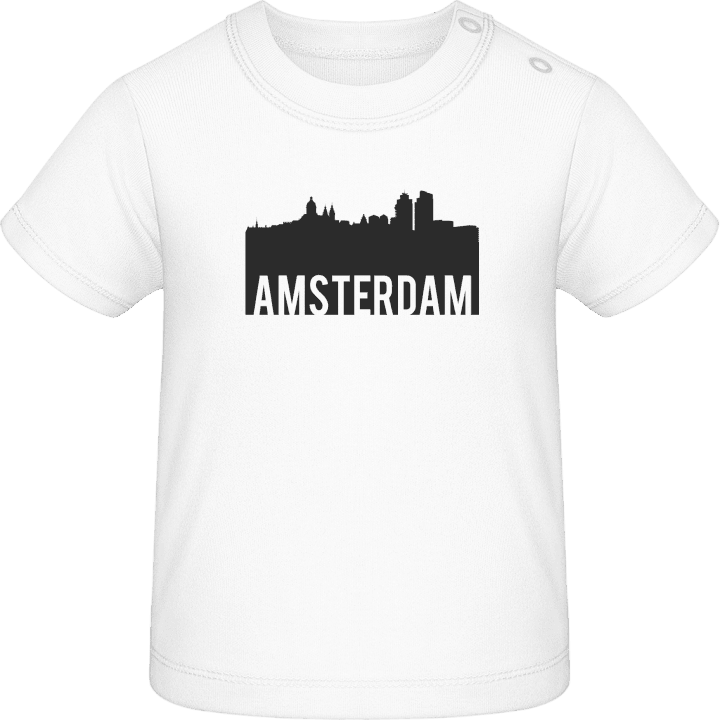 Amsterdam Skyline T-shirt för bebisar contain pic