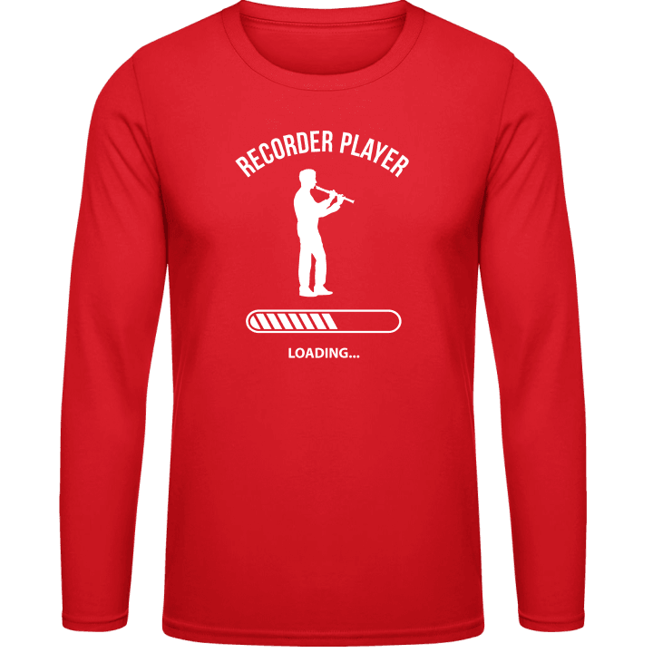Recorder Player Loading Shirt met lange mouwen contain pic