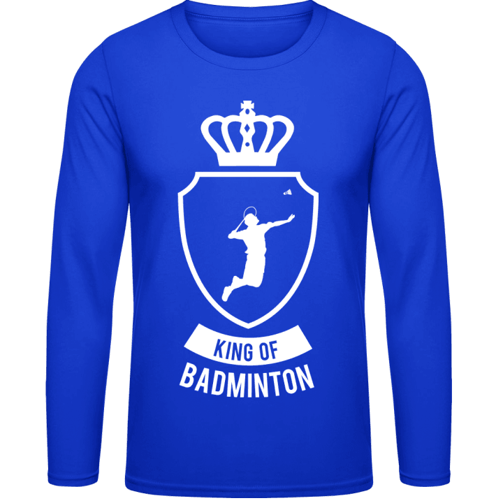 King Of Badminton T-shirt à manches longues contain pic