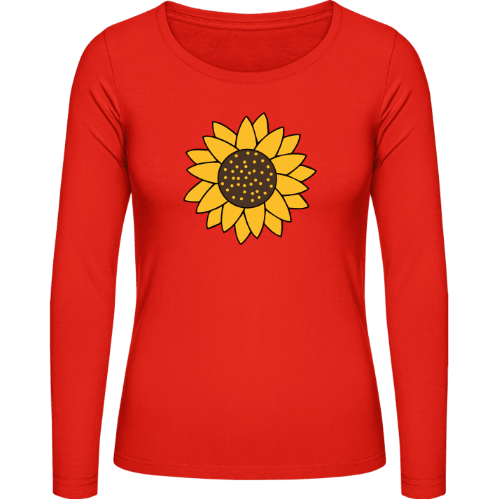 Sonnenblume Frauen Langarmshirt 0 image