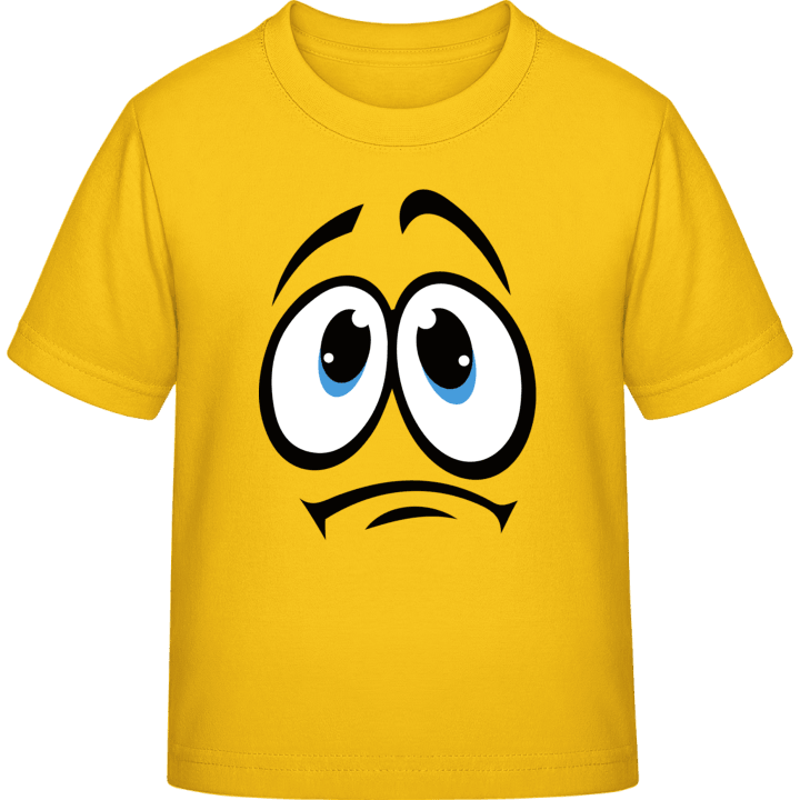 Smiley Face triste T-shirt pour enfants contain pic