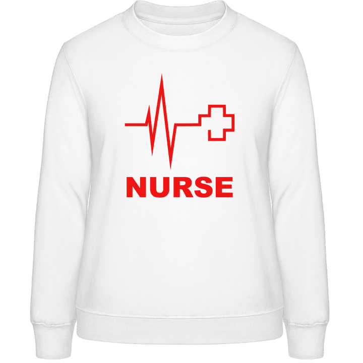 Nurse Heartbeat Sweatshirt för kvinnor contain pic