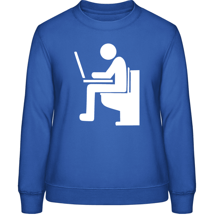 Toilet Worker Sweatshirt för kvinnor contain pic