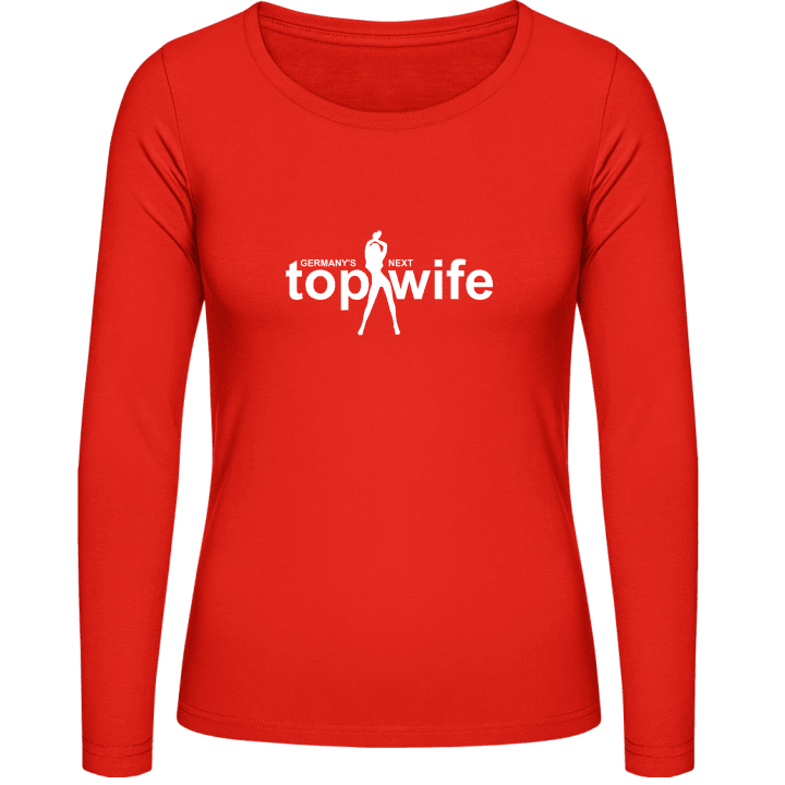 Top Wife Kvinnor långärmad skjorta contain pic