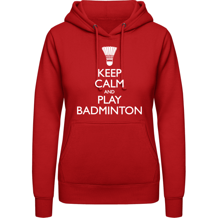 Play Badminton Women Hoodie contain pic