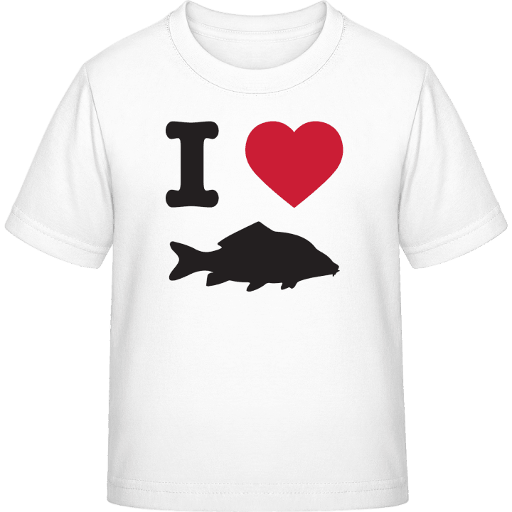 I Love Carp Fishing T-shirt til børn 0 image