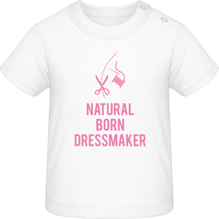 Natural Born Dressmaker T-shirt för bebisar contain pic