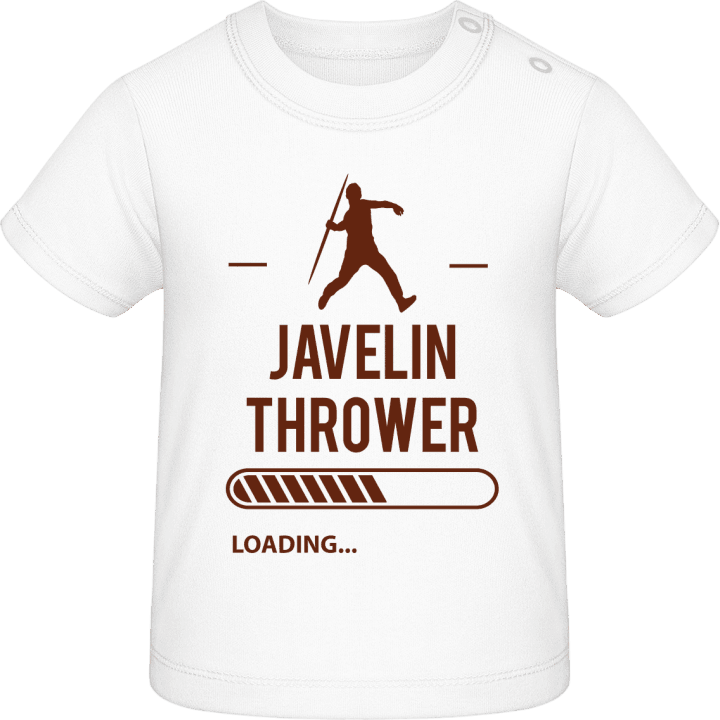 Javelin Thrower Loading T-shirt för bebisar contain pic