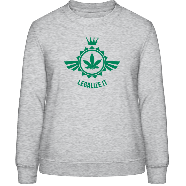 Legalize It Weed Sweatshirt för kvinnor contain pic