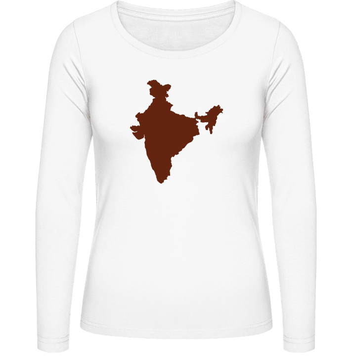 India Country T-shirt à manches longues pour femmes contain pic