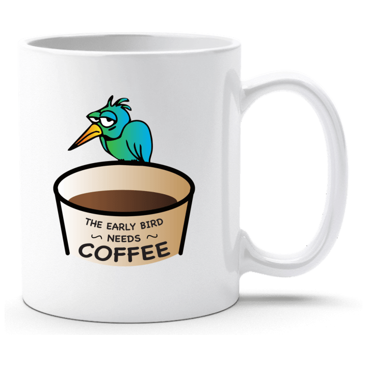 The Early Bird Needs Coffee Beker 0 image