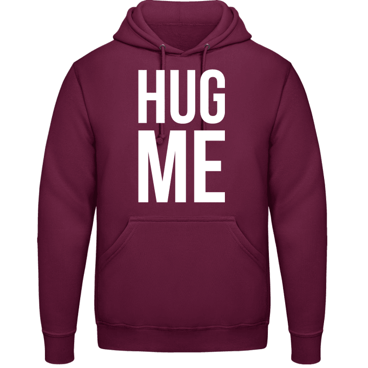 Hug Me Typo Felpa con cappuccio contain pic