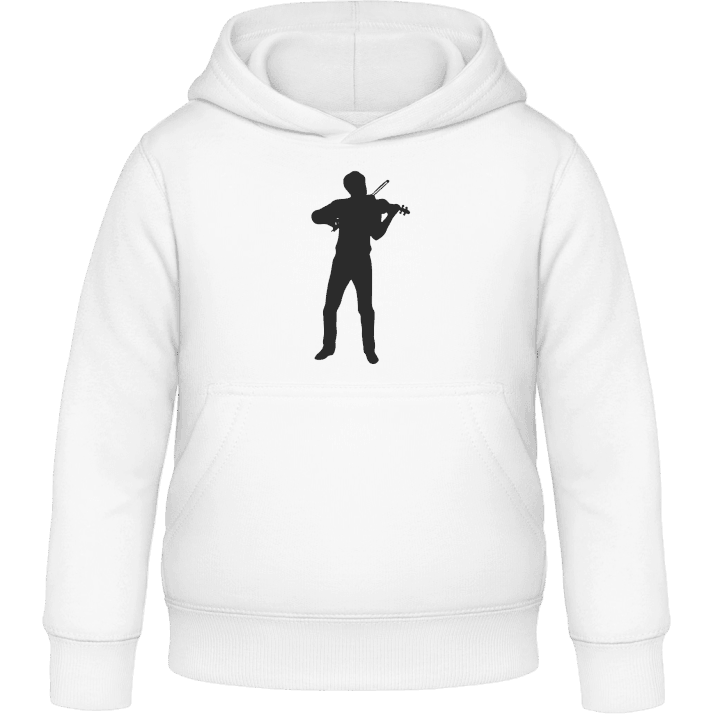 Violinist Silhouette Kids Hoodie contain pic