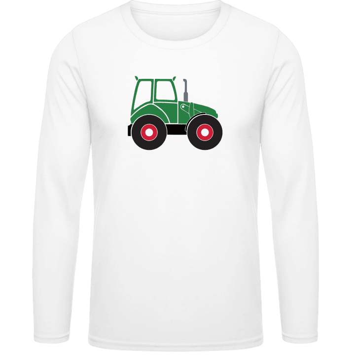 Green Tractor Langarmshirt contain pic
