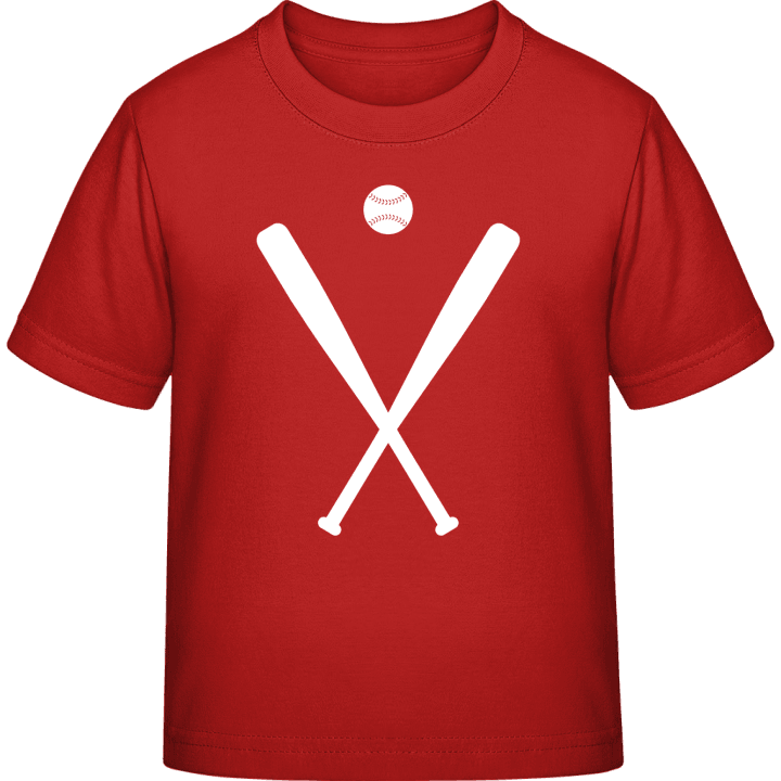 Baseball Equipment Crossed T-skjorte for barn contain pic