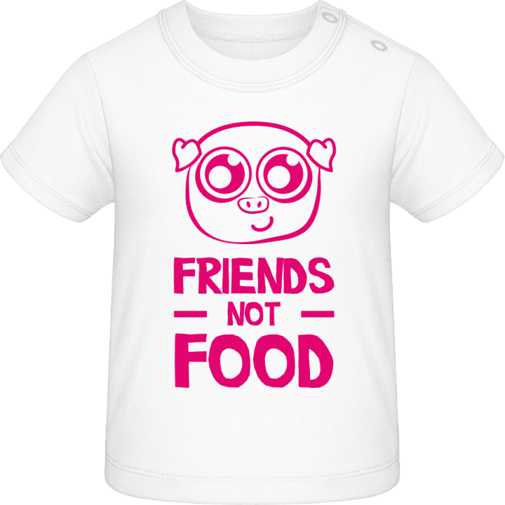 Friends Not Food Camiseta de bebé contain pic