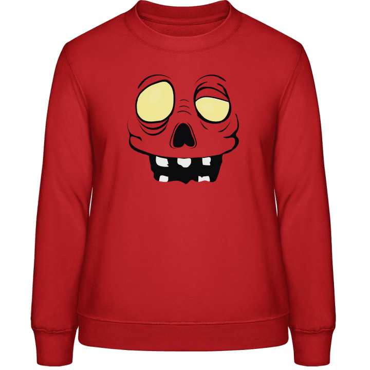 Zombie Face Effect Women Sweatshirt 0 image