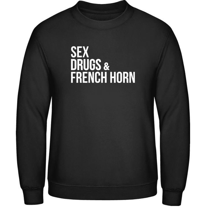Sex Drugs & French Horn Sweatshirt contain pic
