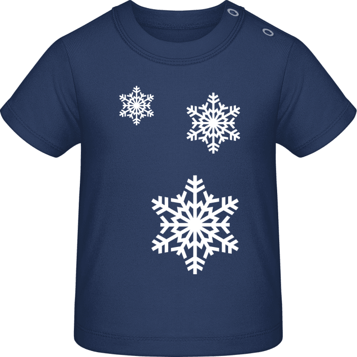 Schnee Schneeflocken Baby T-Shirt 0 image