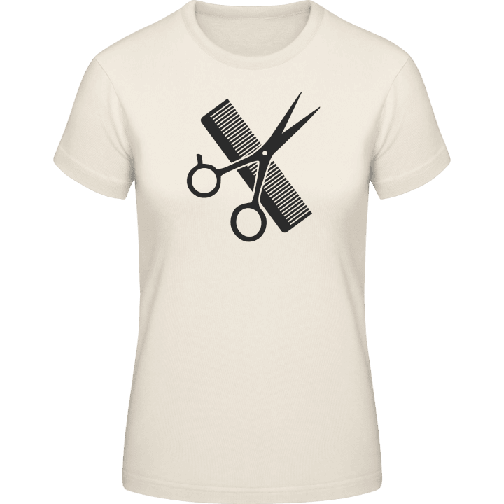 Comb And Scissors Vrouwen T-shirt 0 image