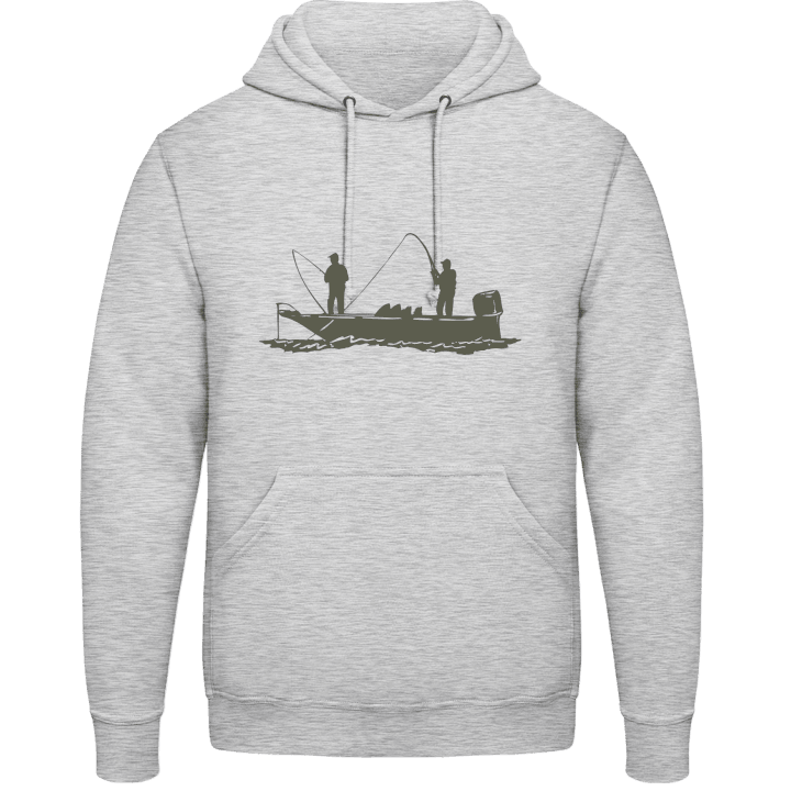 Fishing in a Boat Hoodie contain pic