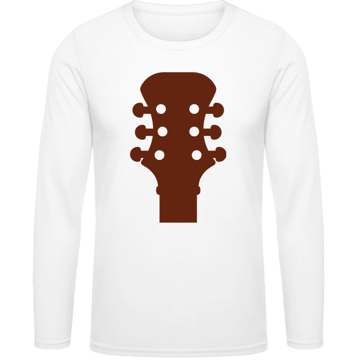 Guitar Silhouette T-shirt à manches longues contain pic