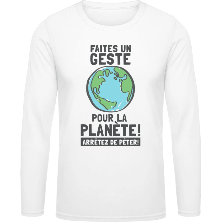 Faites un geste pour la planète Langermet skjorte contain pic