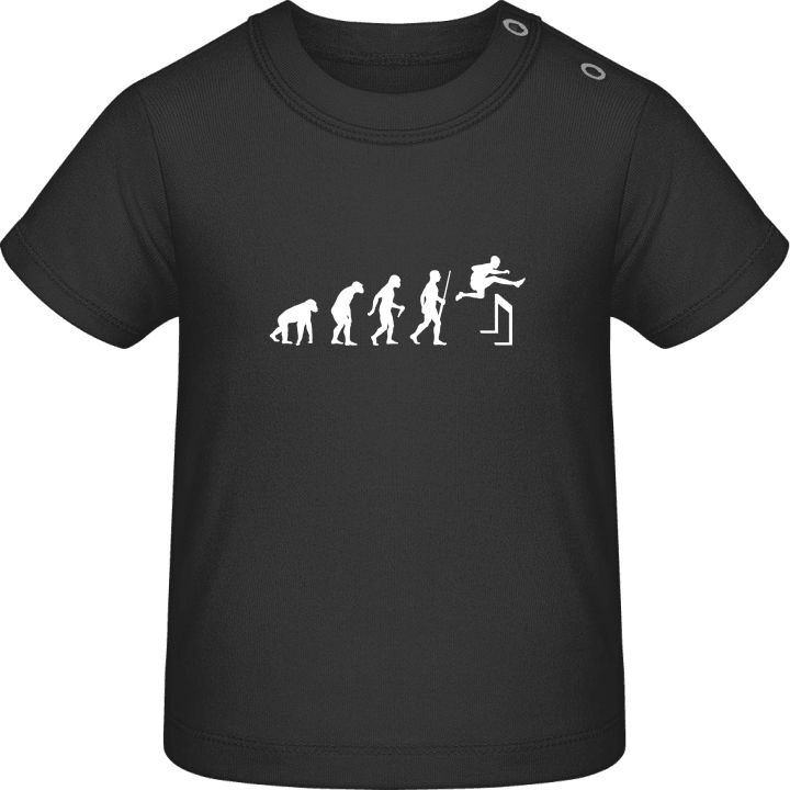 Hurdling Evolution Baby T-Shirt contain pic