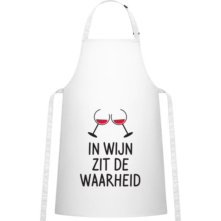 In Wijn Zit De Waarheid Förkläde för matlagning contain pic