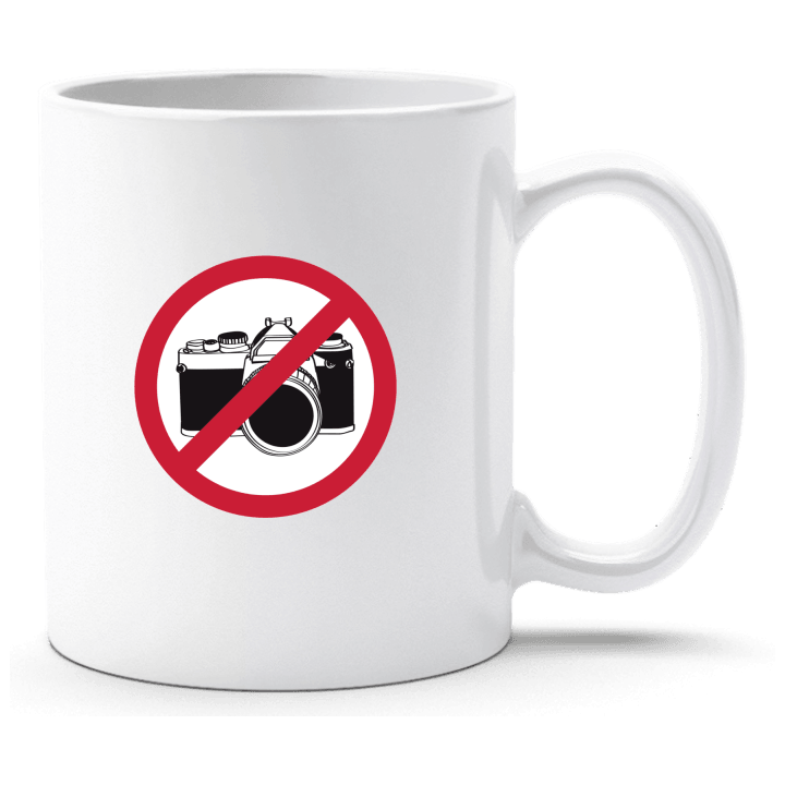 No Pictures Warning Taza 0 image