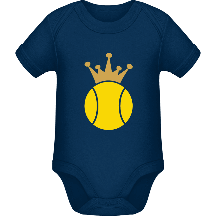 Tennis Ball And Crown Baby Romper contain pic