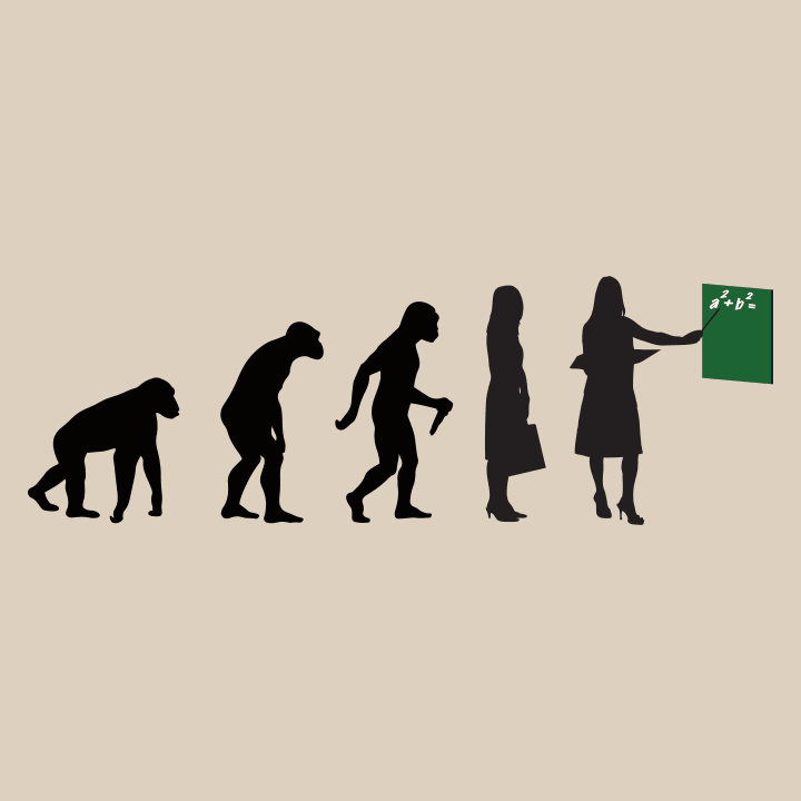 Female Schoolteacher Evolution Naisten pitkähihainen paita 0 image