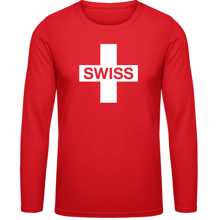 Schweizer Flagge Langarmshirt contain pic