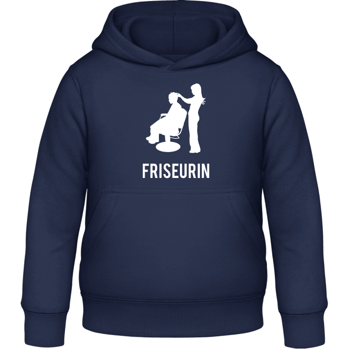 Friseurin Kids Hoodie contain pic