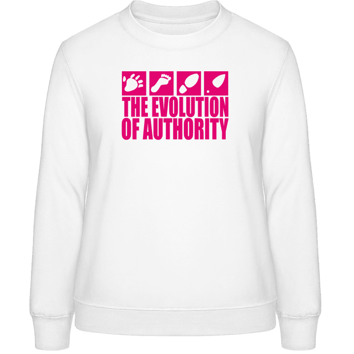 Evolution Of Authority Sweat-shirt pour femme contain pic