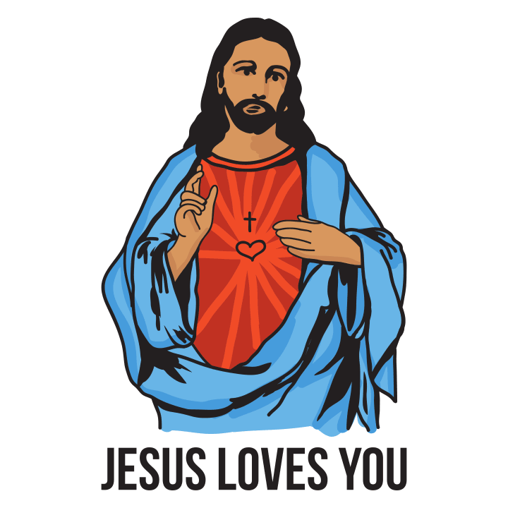 Jesus Loves You Delantal de cocina 0 image