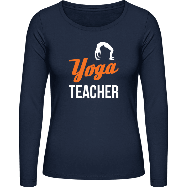 Yoga Teacher Frauen Langarmshirt contain pic