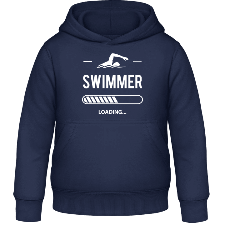 Swimmer Loading Kids Hoodie contain pic