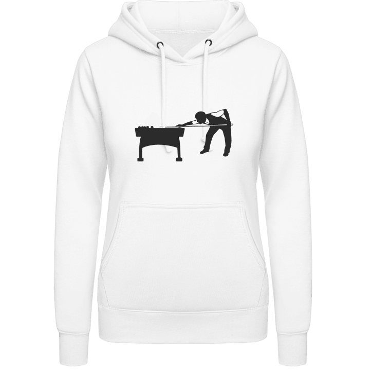 Billiards Player Silhouette Women Hoodie contain pic