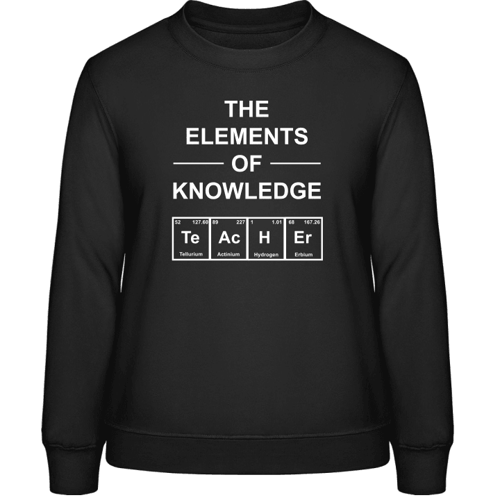 Elements of Knowledge Teacher Vrouwen Sweatshirt 0 image