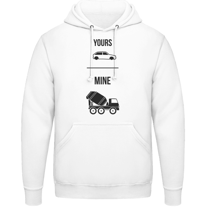 Car vs Truck Mixer Hoodie contain pic