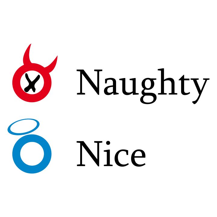 Naughty Not Nice T-shirt pour femme 0 image