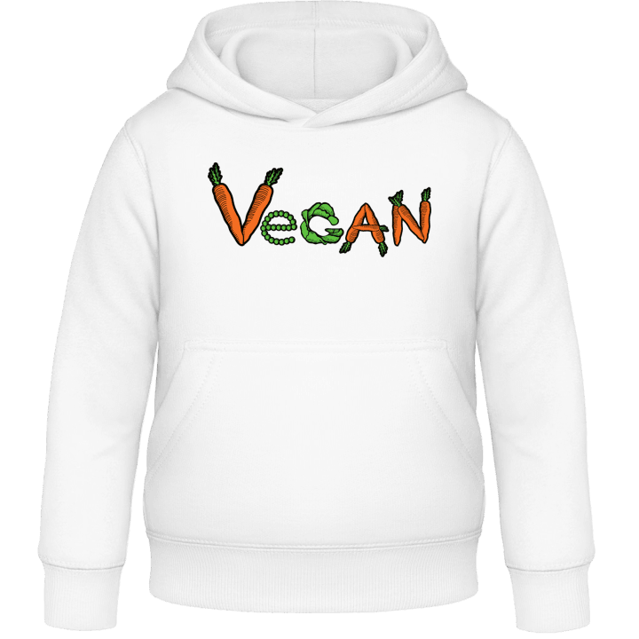 Vegan Typo Sweat à capuche pour enfants contain pic