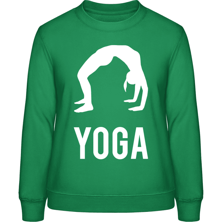 Yoga Scene Sweatshirt för kvinnor contain pic