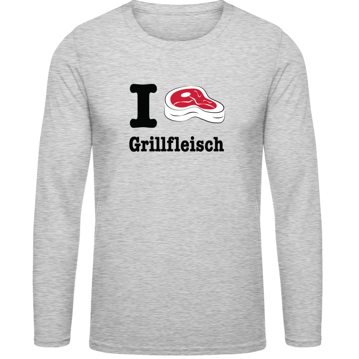 Grillfleisch T-shirt à manches longues contain pic