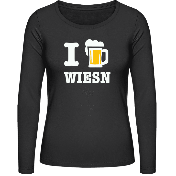 I Love Wiesn mit Halbe T-shirt à manches longues pour femmes 0 image