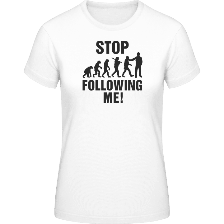 Stop Evolution Vrouwen T-shirt contain pic