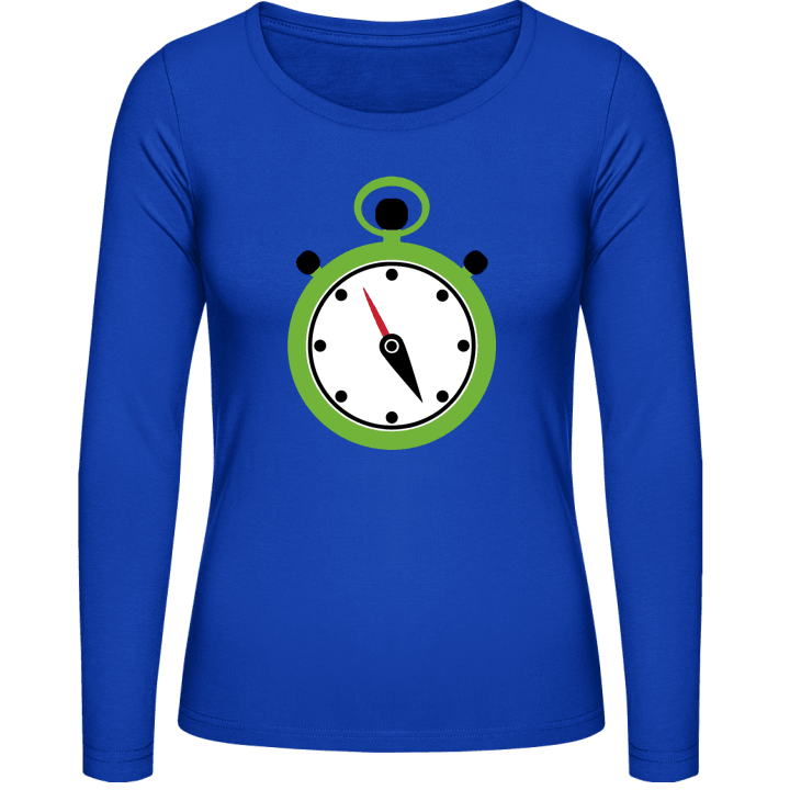 Stopwatch Vrouwen Lange Mouw Shirt contain pic