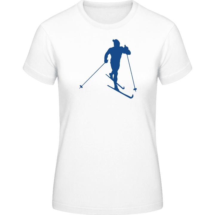 El esquí de fondo Camiseta de mujer contain pic